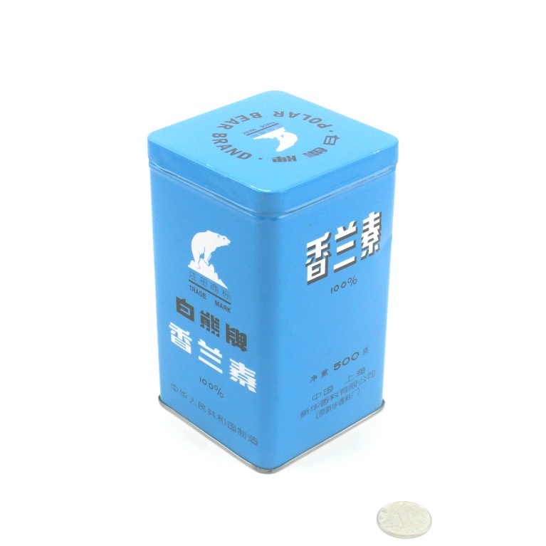 香兰素香料铁盒